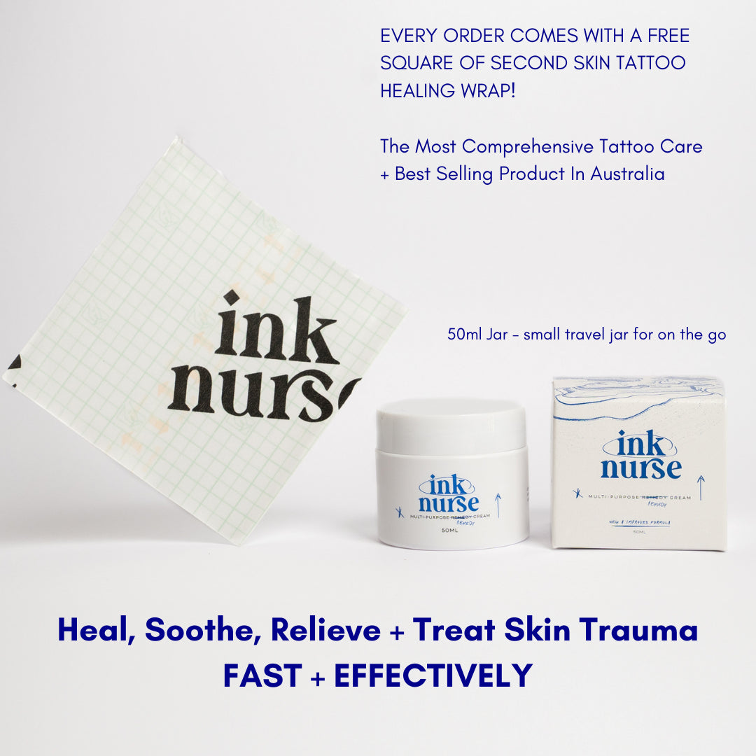Ink Nurse Tattoo Aftercare & Skin Remedy Cream - 50ml Tub (travel Size)